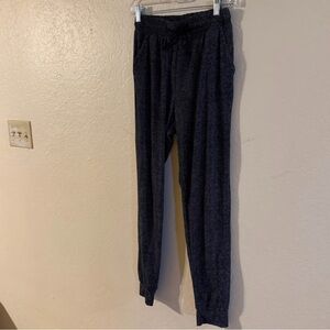 Women’s Black Patterned Joggers